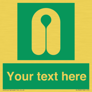 Custom sign safe condition Lifejacket